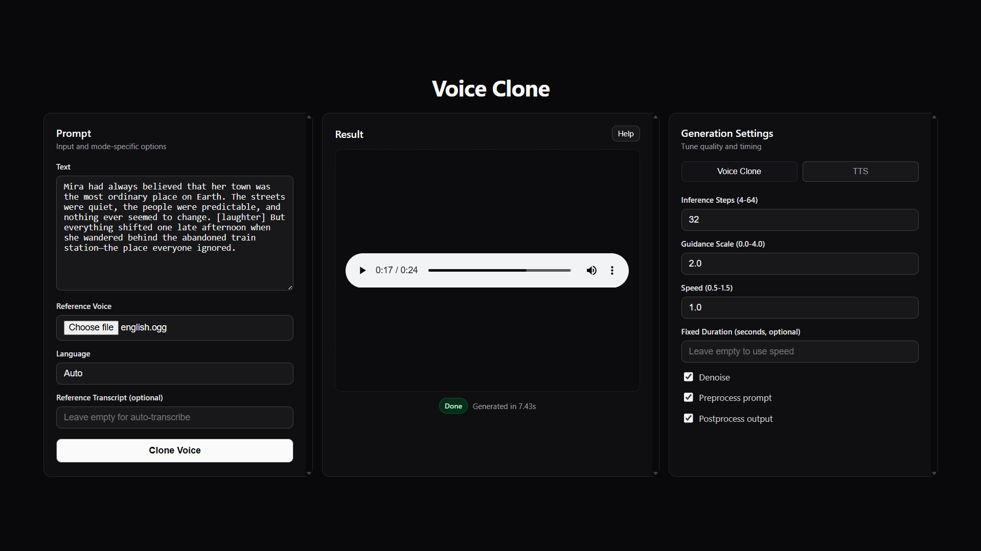 Voice Clone